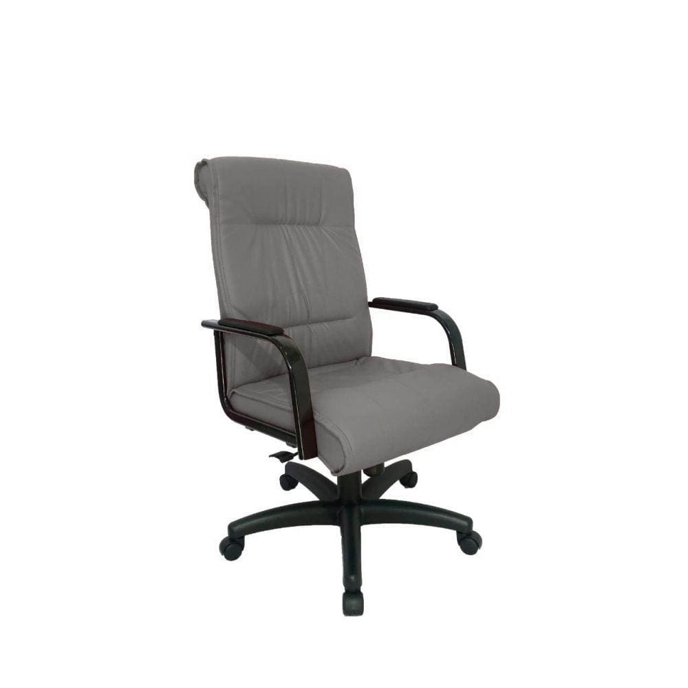 Cadeira Diretor Para Escritório Linha Itália Cinza