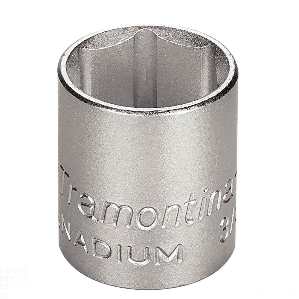 Soquete Sextavado em Aço Cromo Vanádio 24 mm - Encaixe 3/8” Tramontina PRO Tramontina