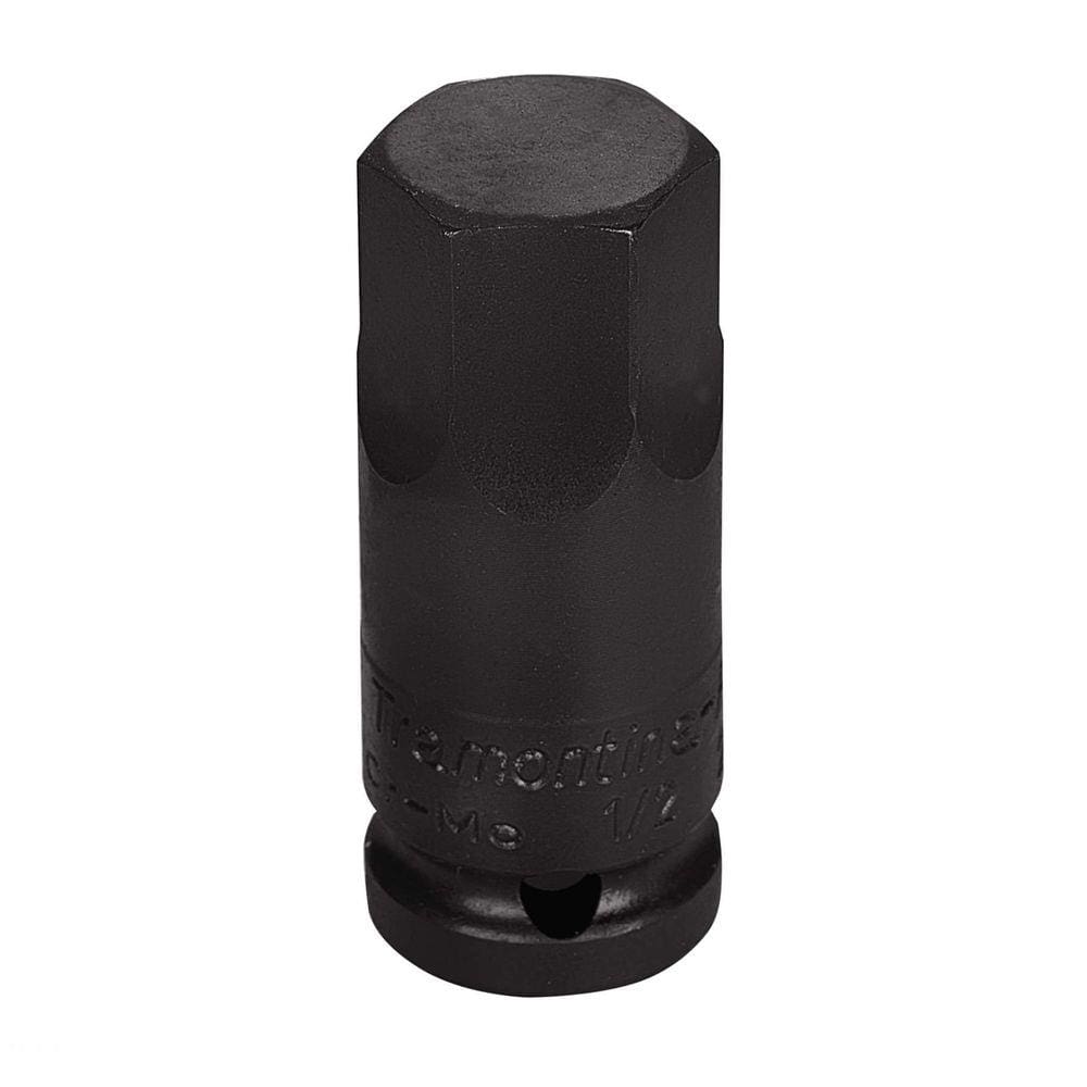 Soquete de impacto ponta hexagopnal em aço cromo molibdênio 17 mm - Encaixe 1/2`` Tramontina