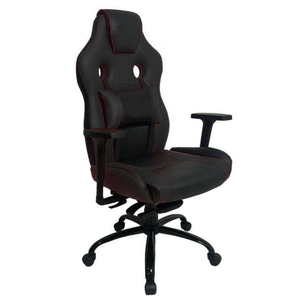 Cadeira Gamer Com Almofada Linha Gamer Racing Preto