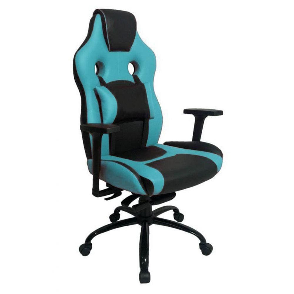 Cadeira Gamer Com Almofada Linha Gamer Racing Verde