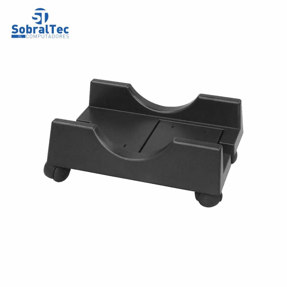 Suporte Para Gabinete Cpu Com Rodinhas e Regulagem Plástico MD9
