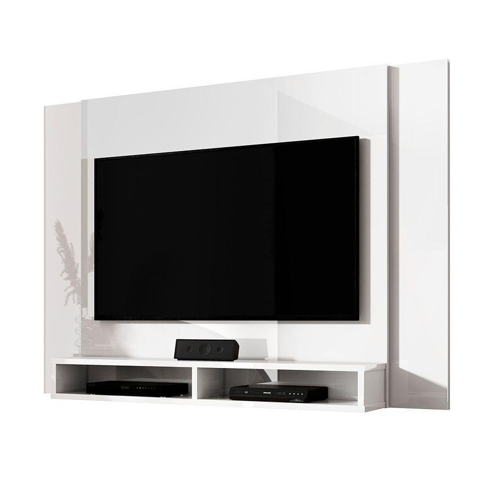 Painel Para Tv Até 43 Polegadas Com 02 Nichos Cor: Branco