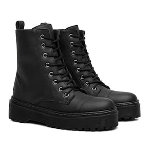 Bota Coturno Feminino Blogueira