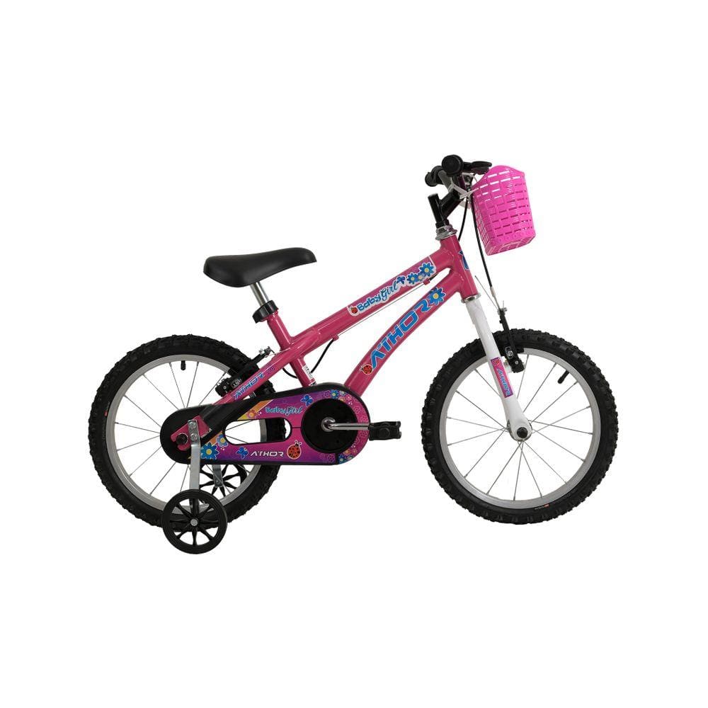 Bicicleta Aro 16 Feminina - Athor Baby Girl (varias cores)