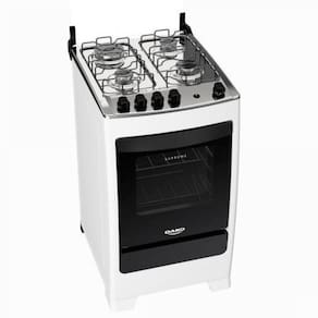 Fogão a Gás de Piso 4 Bocas Dako Supreme Mesa de Inox