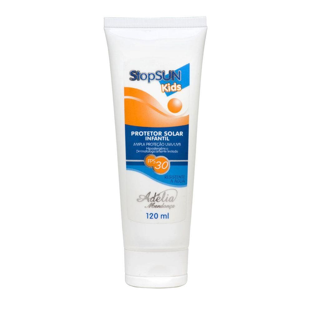 Stop Sun Kids FPS 30 120ml - Protetor Solar Infantil Resistente à Água FPS 30