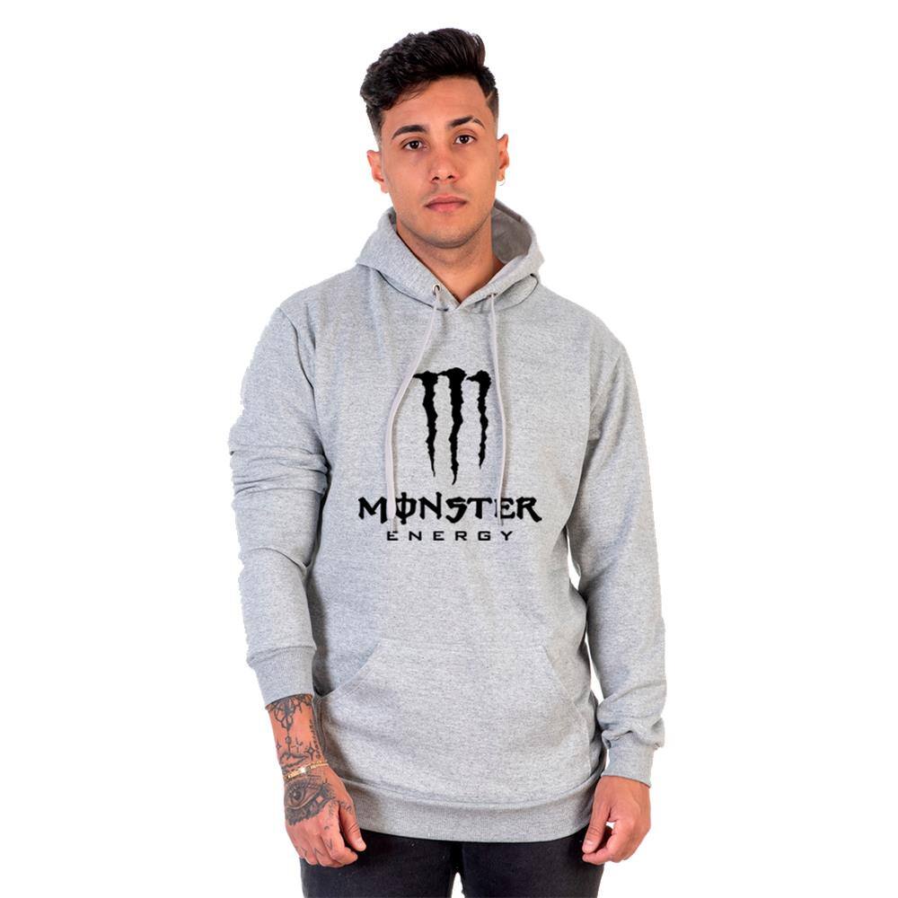 monster moletom com capuz zipper mouth