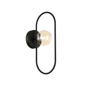 Arandela Quality Cadre 1332 G9 Bivolt Preto e Champagne