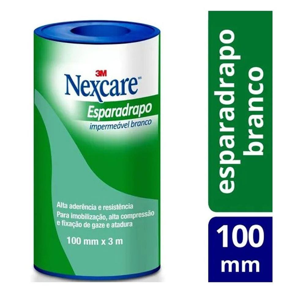 Esparadrapo Impermeavel Nexcare Branco 100MM X 3M