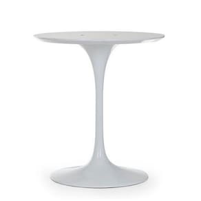 Base de Mesa Saarinen Redonda para Tampos Branco