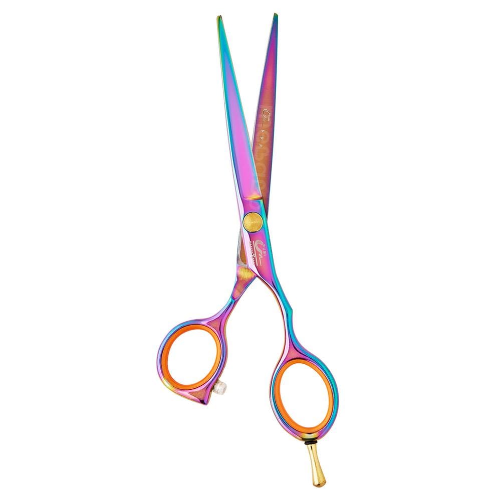 Tesoura Profissional Umi Fio Navalha DY-60C Colorida