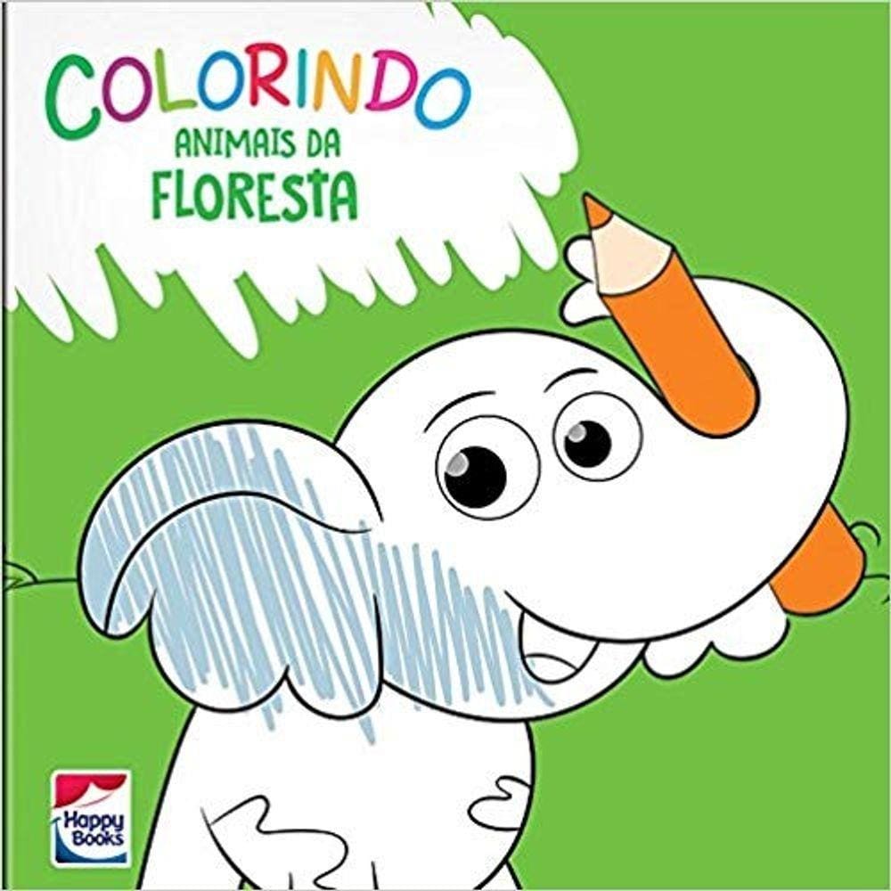 Colorindo Animais: Animais Da Floresta