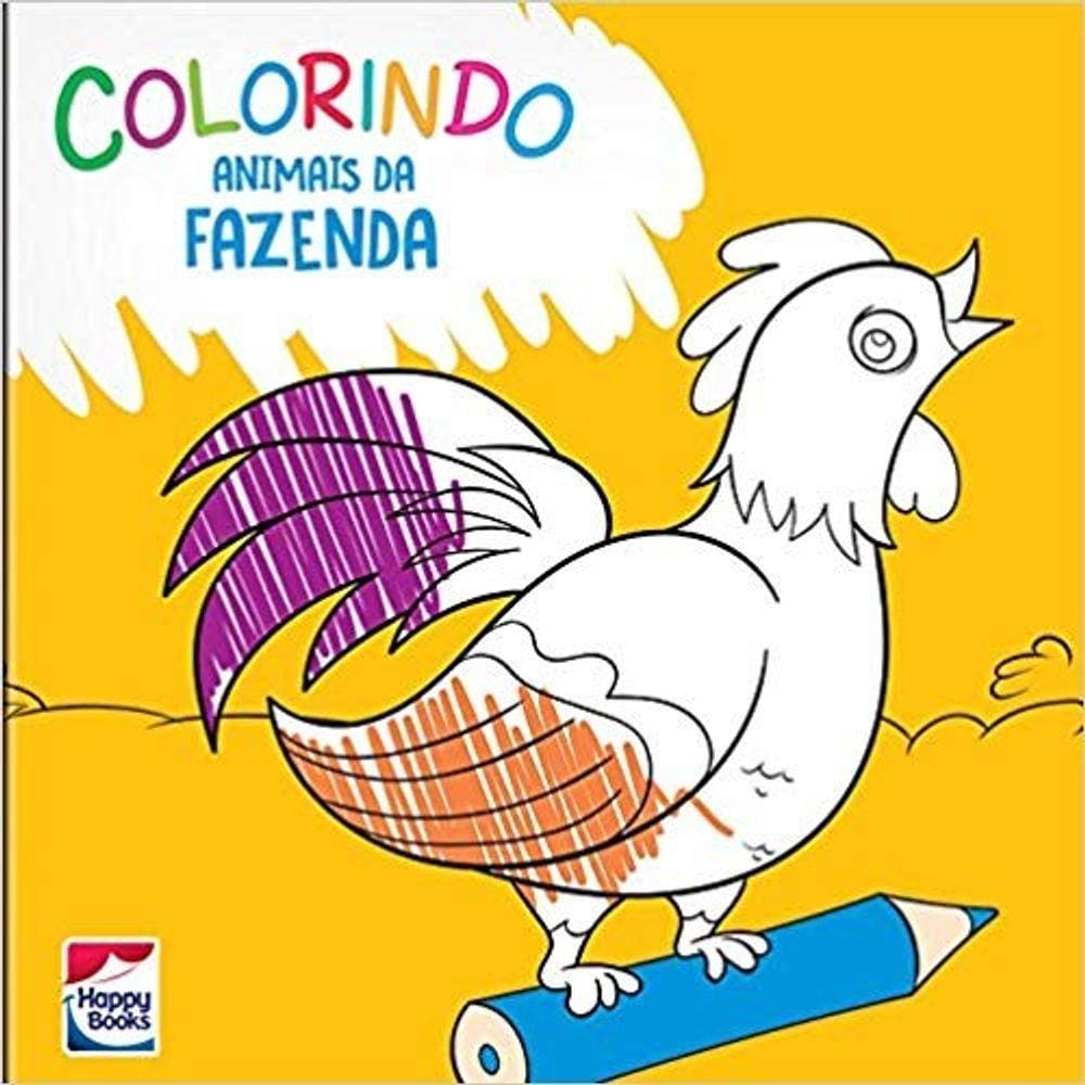 Colorindo Animais: Animais Da Fazenda
