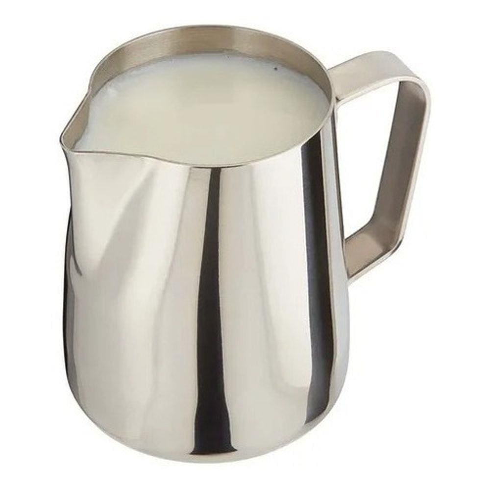 Leiteira Pitcher Cremedeira Aço Inox 350Ml Cafe Barista Profissional