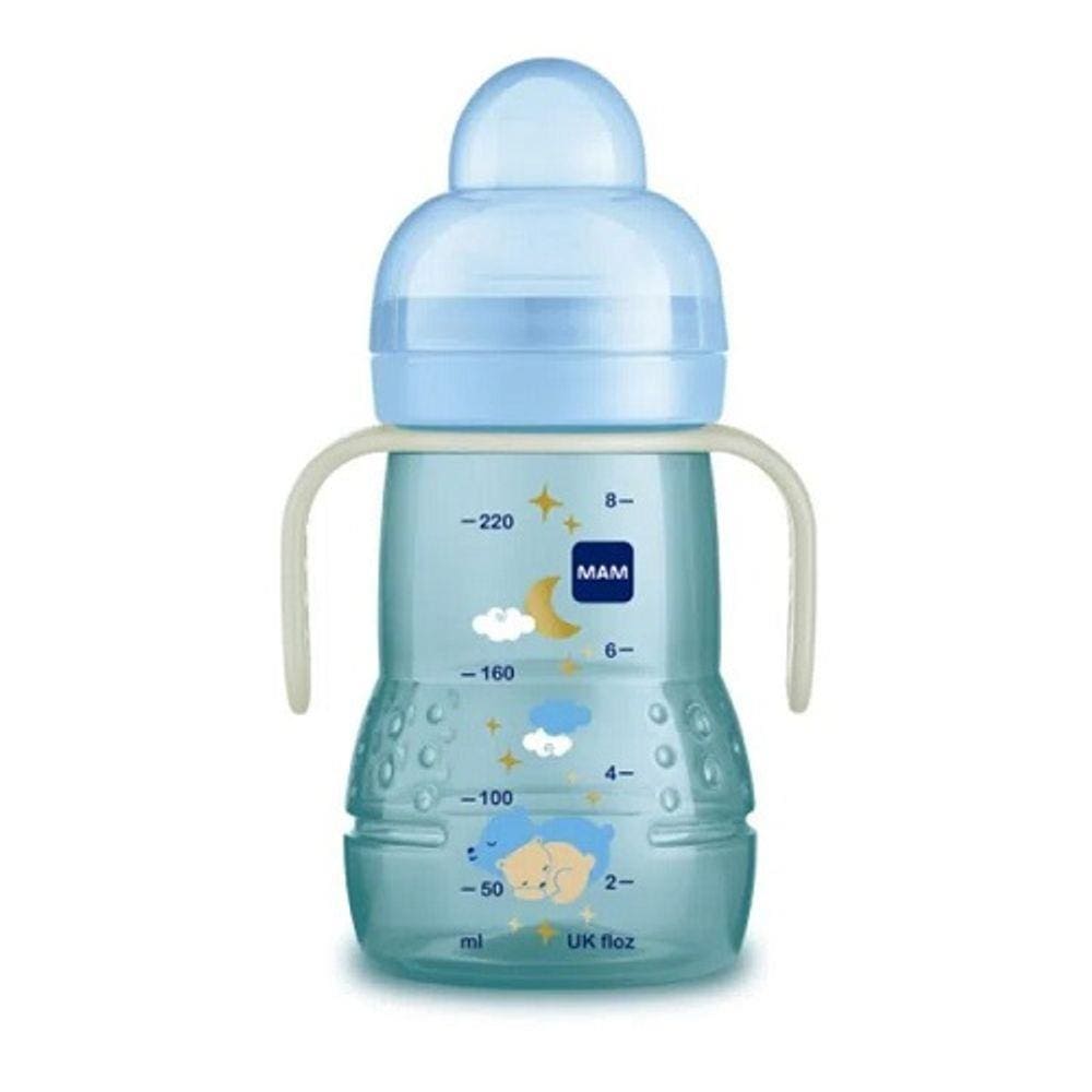 COPO TREINAMENTO MAM + 4 MESES COM 220ML Azul Urso