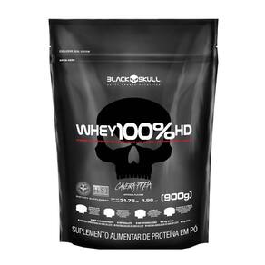 100% Whey Hd Cookies And Cream 900G Refil - Black Skull