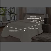 Edredom Conforto 5 Peças Casal Queen Dupla Face Casa Dona