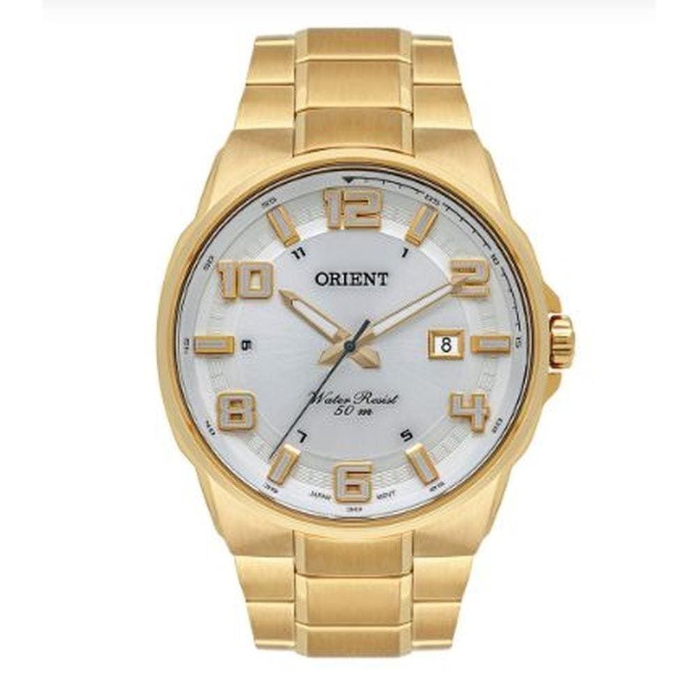 Relógio Orient Masculino Mgss1186 S2Kx Casual Dourado