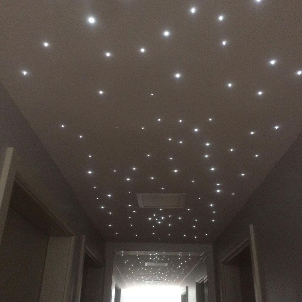Kit Noite Estrelada Fibra Ótica Efeito Estrelado100 Branco