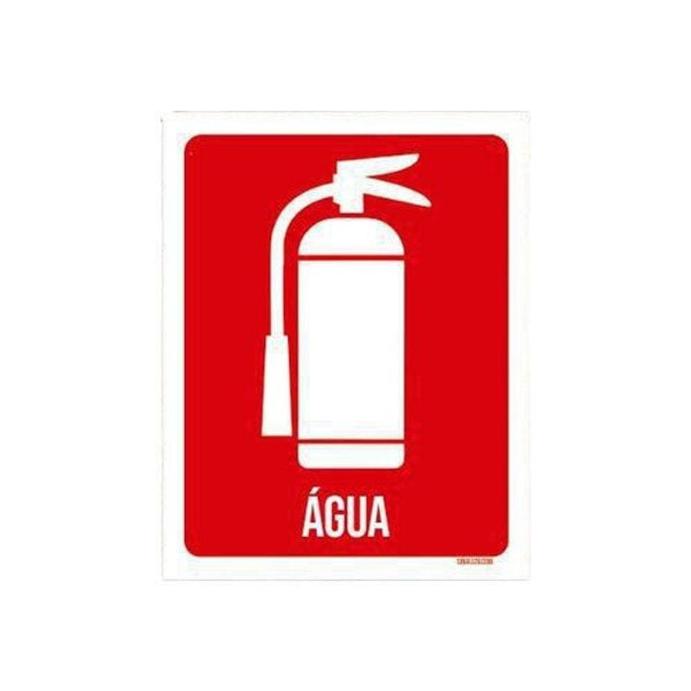 Kit 10 Placas Sinalização Ambiente Hidrante Água
