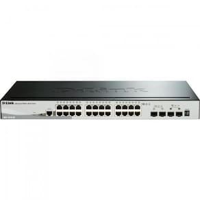 Switch D-LINK Gerenciavel 24 Portas - 10/100/1000MBPS + 4 Portas 10G - DGS-1510-28X