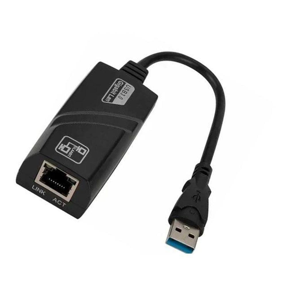 Adaptador Usb 3.0 Para Rj45 10/100Mbps Preto Lotus Lt1168