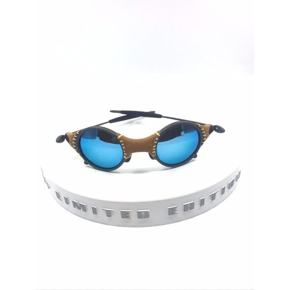 Óculos De Sol Oakley Mars Jordan Azul Ice Metal Polarizada