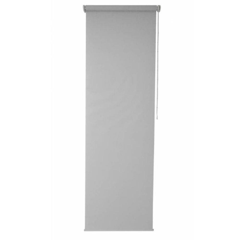Persiana Rolo Translúcida Cinza 100 (L) x 260 (A) cm Cortina Roller Screen Solar 1,00 X 2,60