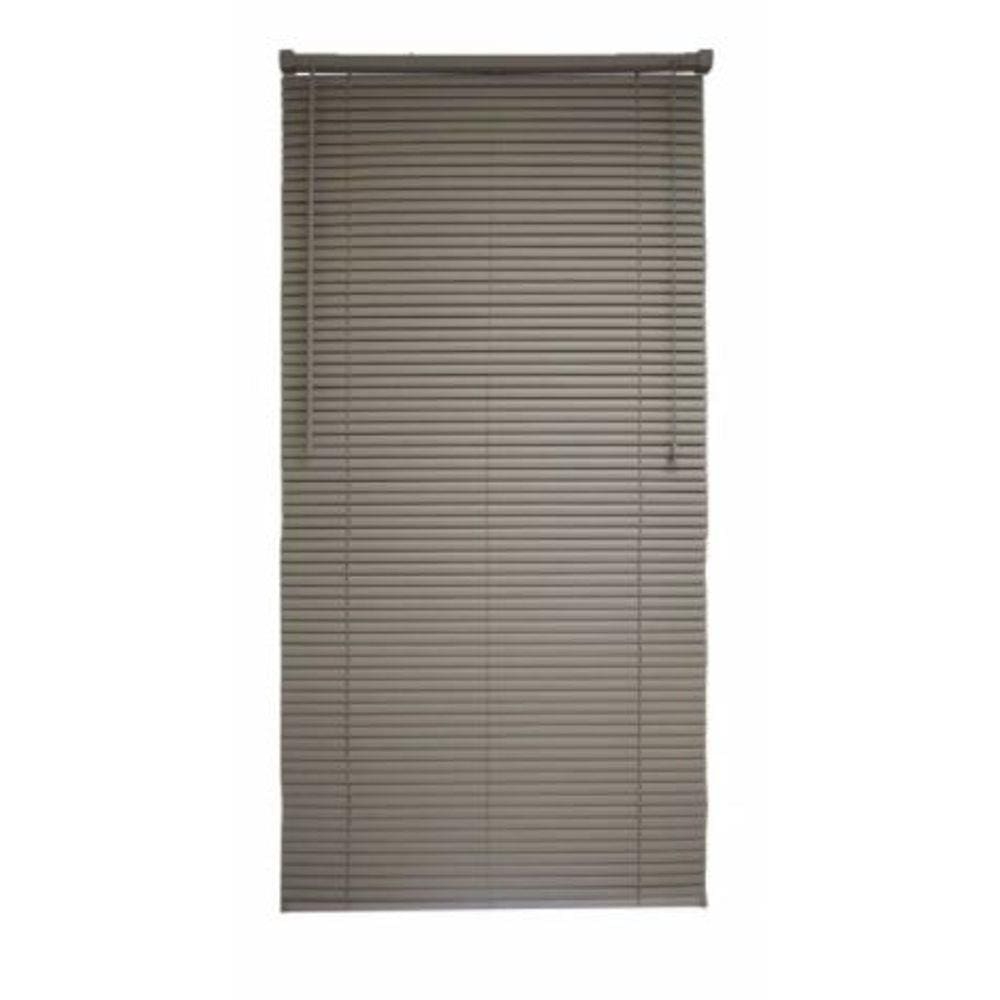 Persiana Horizontal PVC Café 180 (L) x 160 (A) cm Cortina Completa C/ Kit de Instalação 1,80 x 1,60