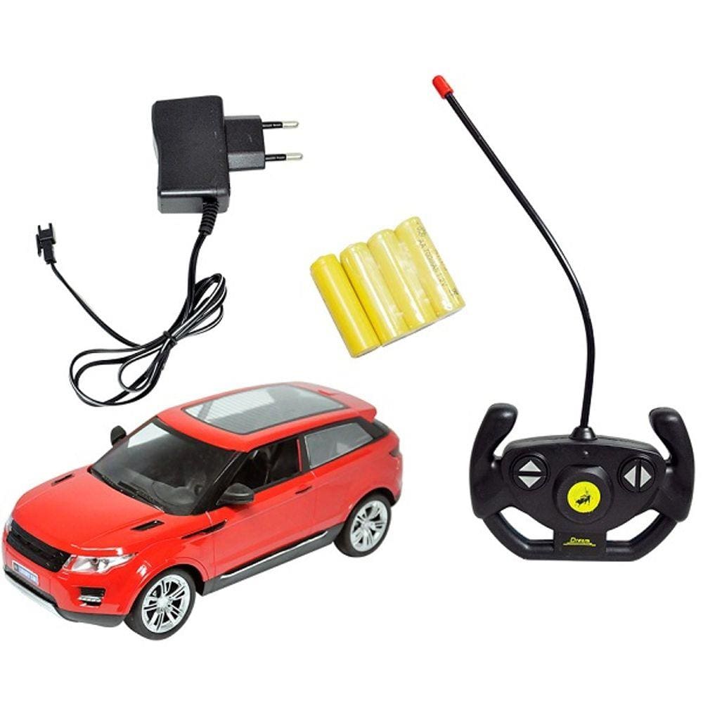 Carro Controle Remoto Champion SUV Vermelho sem Fio Recarregavel DM TOYS DMT5051