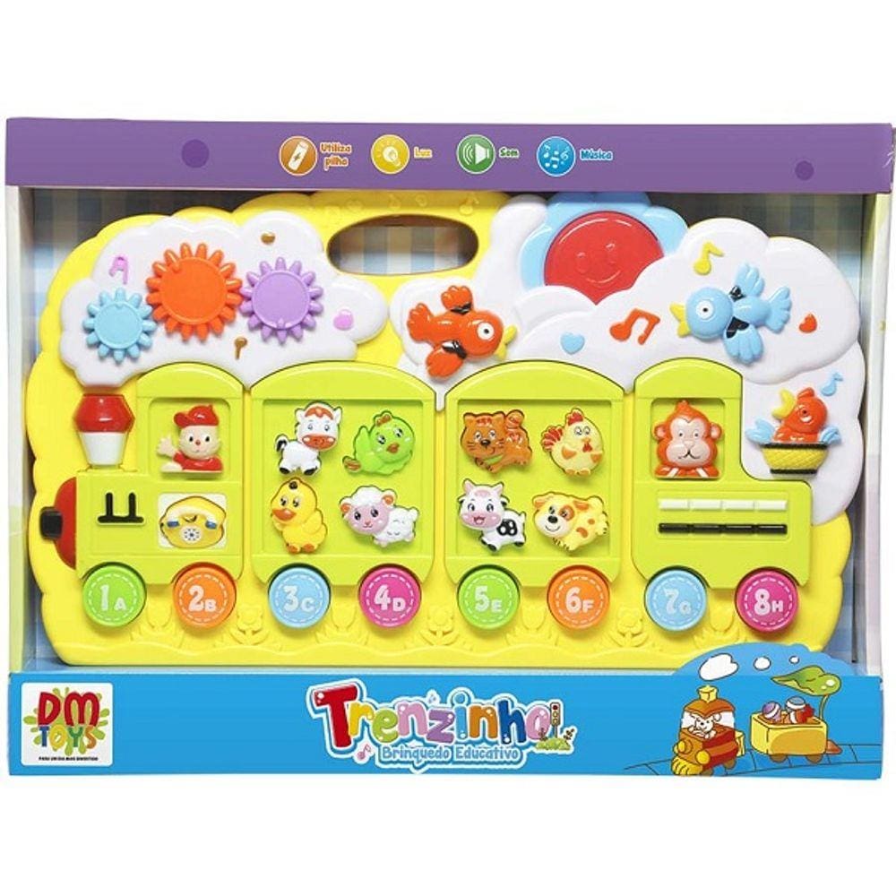 Brinquedo Educativo Trenzinho DM TOYS DMT4744