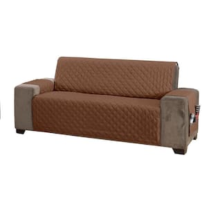 Protetor De Sofá Classic 3 Lugares King Tabaco
