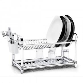 Escorredor de Prato Aço Inox 16 Pratos Mak Inox