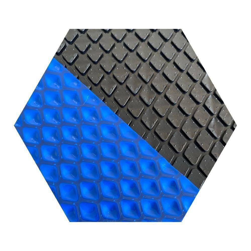 Manta Térmica Piscina 3X2 500 Micras Proteção Uv Black/Blue