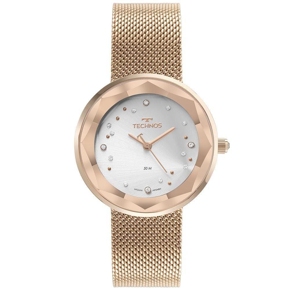 Relógio Technos Feminino Crystal Rose Gl32Ac/1K