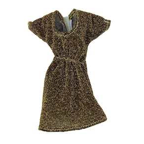 Vestido Para Boneca - Basic Doll Dress - Dourado