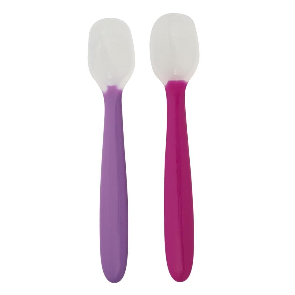 2 colheres Silicone Flexíveis Rosa