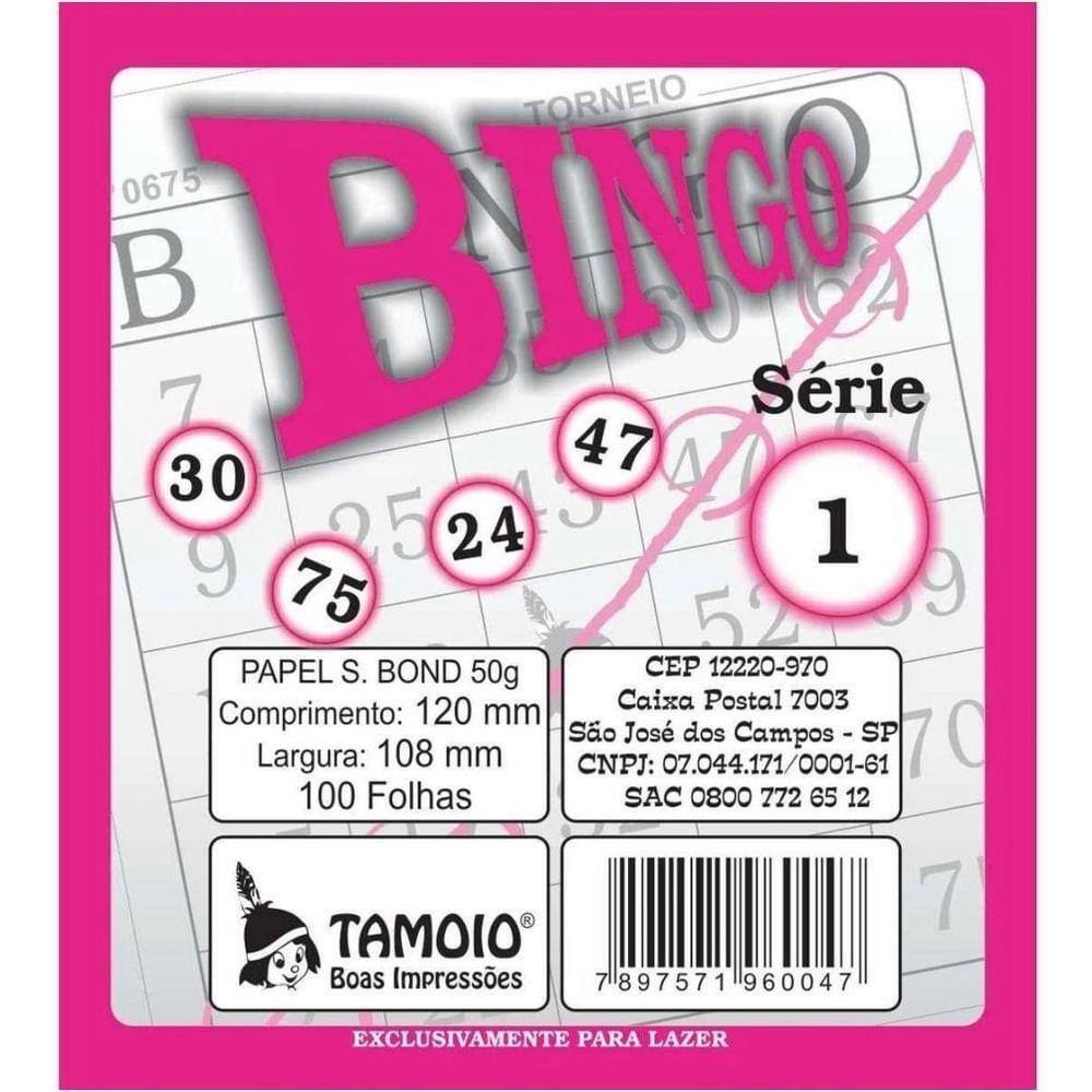 Bloco Bingo Color Rosa 6004 - Tamoio