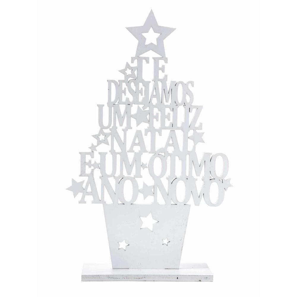 Árvore de Madeira Dizeres e Estrelas NTA01086 - Rio de Ouro