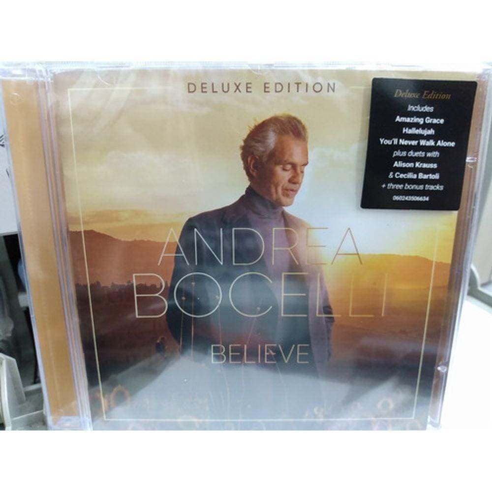 Cd Andrea Bocelli - Believe Deluxe Edition