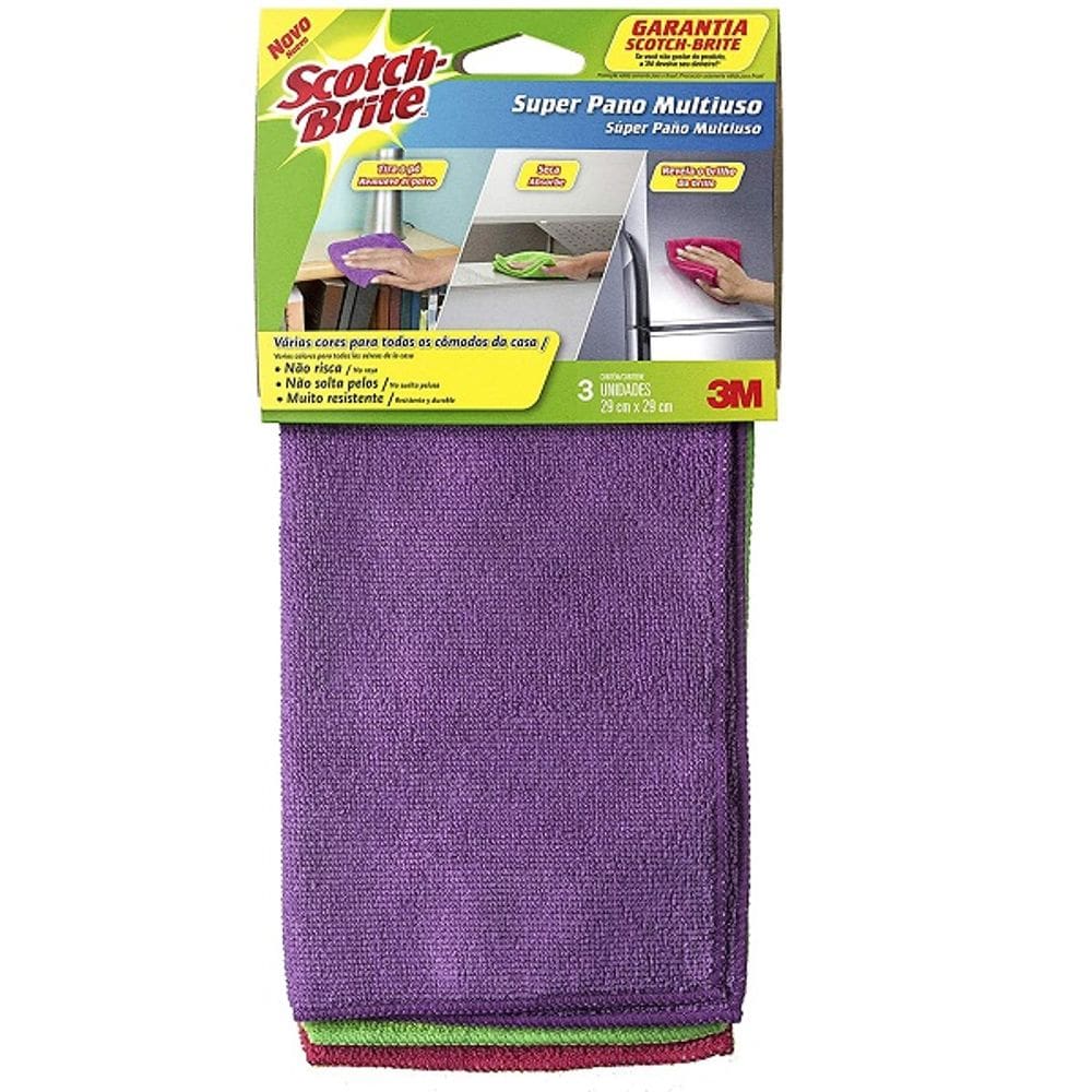 Super Pano Multiuso SCOTCH-BRITE 3 Unidades 3M