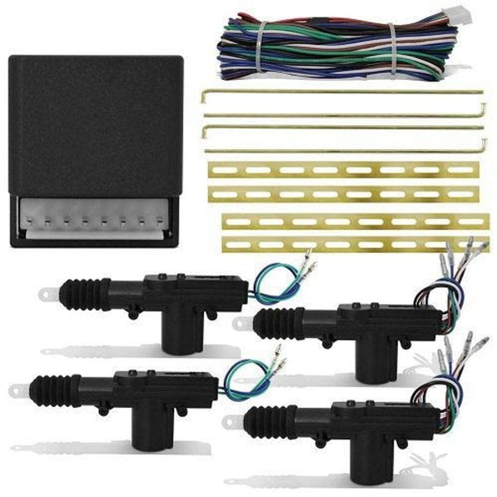 Kit Travas Elétrica Universal 4 Portas Dupla Serventia