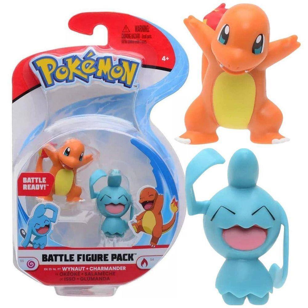 Bonecos Pokémons Deino + Vulpix Battle Figure 2780 - Sunny