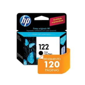 Cartucho HP 122 Jato de Tinta Preto 2ML- CH561HB