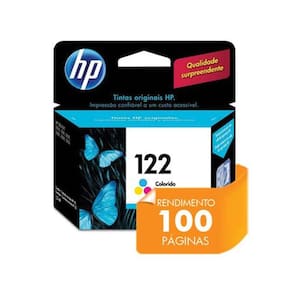 Cartucho HP 122 Jato de Tinta Tricolor 2ML - CH562HB