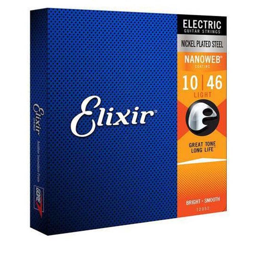 Encordoamento Para Guitarra Elixir 0.10
