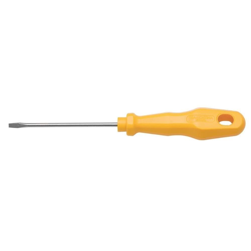 Chave de Fenda Tramontina Yellow com Ponta Chata 1/8 x 3``