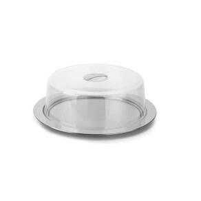 Prato para Bolo Vision 33 cm Transparente 2 peças