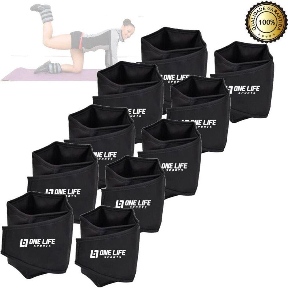 Kit Peso De Perna 1Kg - 2Kg - 3Kg - 4Kg - 5 Kg